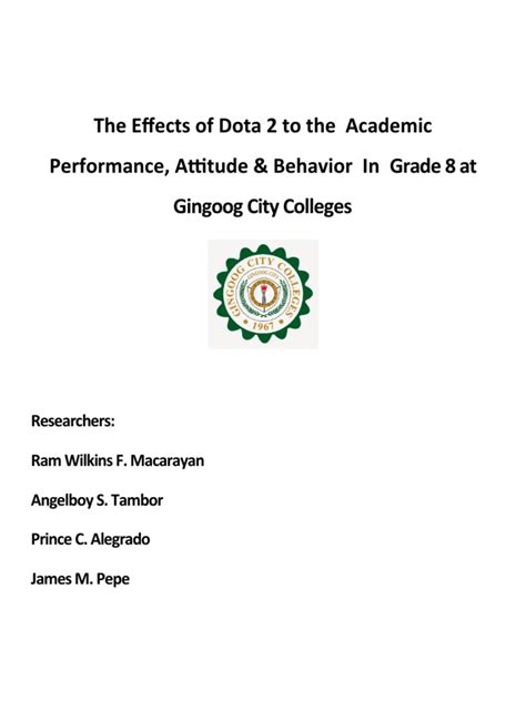 Dota Addiction Thesis Pdf .